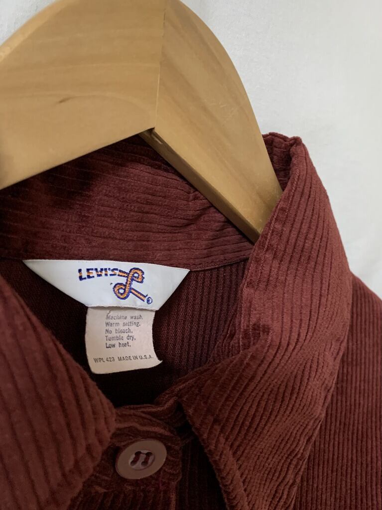 1970's Corduroy Long Sleeve Shirt "Levi's"