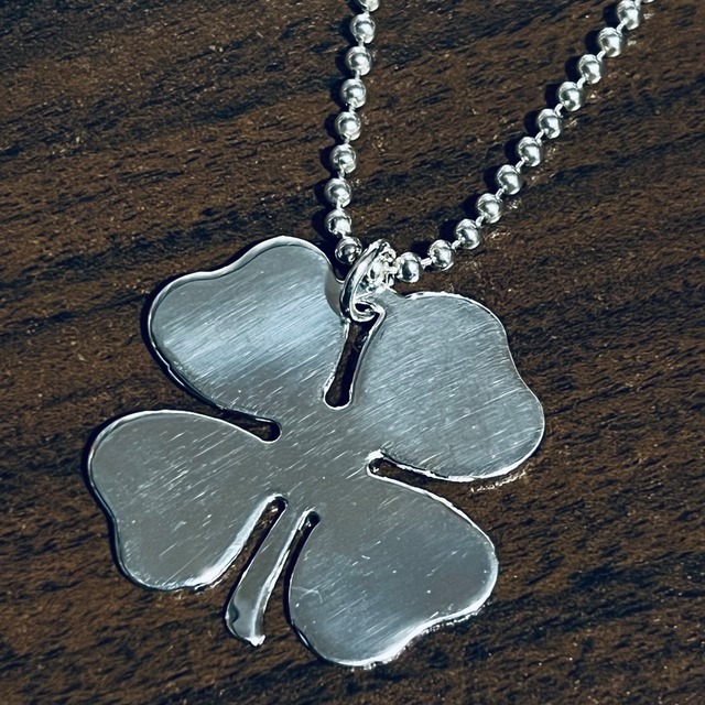 VINTAGE TIFFANY & CO. Four Leaf Clover Pendant Long Necklace Sterling Silver | ヴィンテージ ティファニー フォー リーフ クローバー ペンダント ロング ネックレス スターリング シルバー