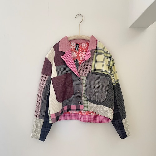 yushokobayashi/patchwork jacket