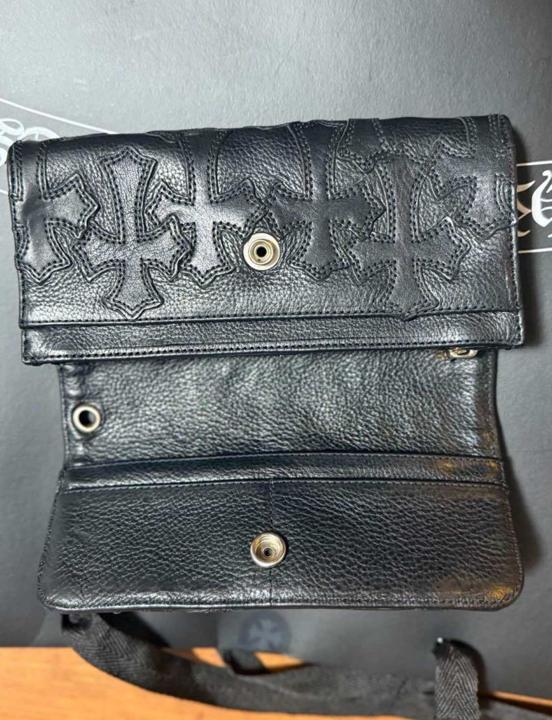 CHROME HEARTS クロムハーツ ジュディ JUDY クロスパッチ 長財布