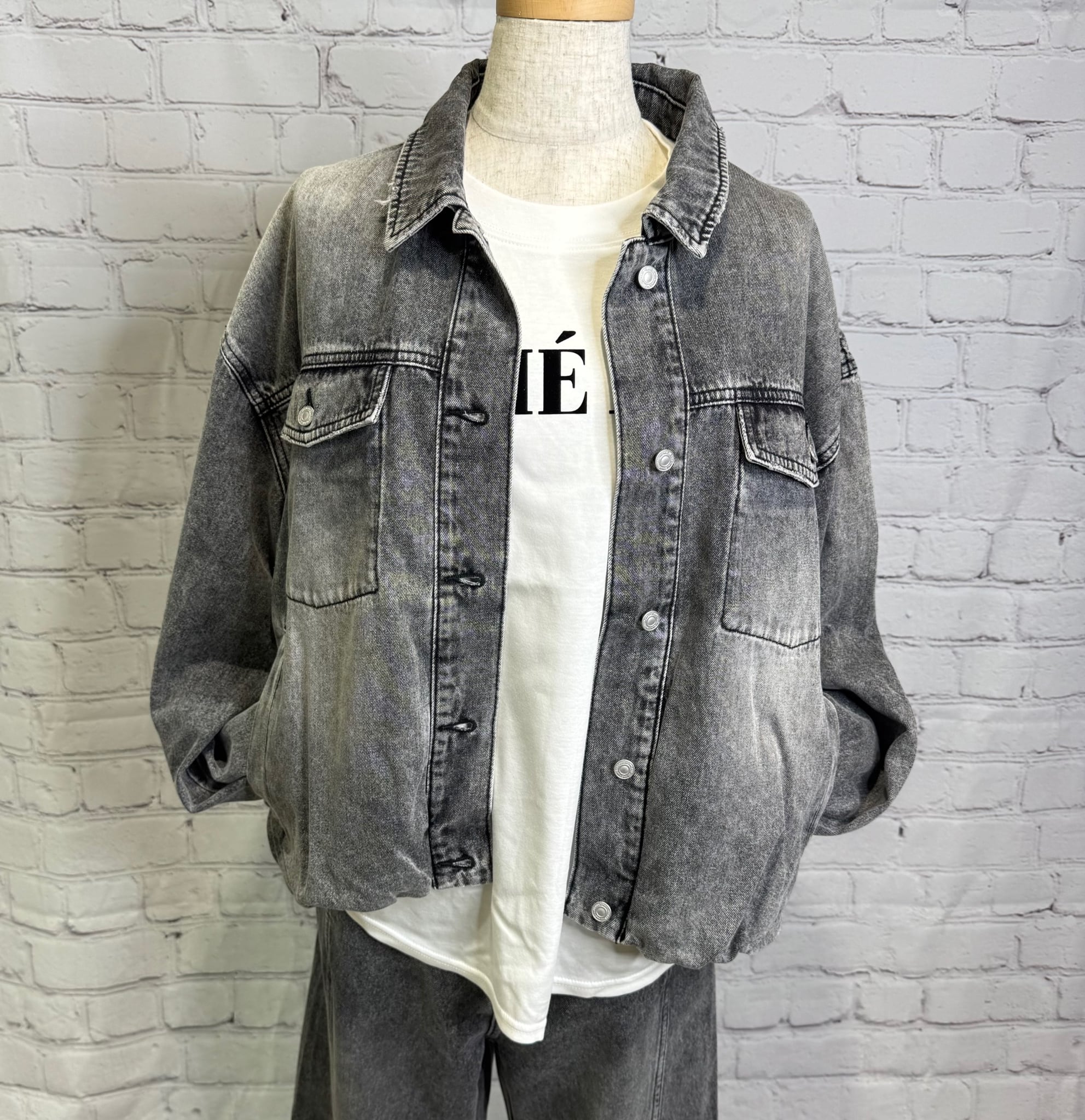 Dignite coller ディニテコリエ Dignite collier ディニテコリエ ダブル合わせジャケット | HA-CHI