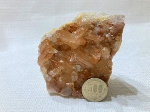 オレンジ水晶（タンジェリンクォーツ）約497g
