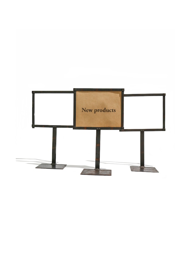 Japanned Finish Store Table-top Sign