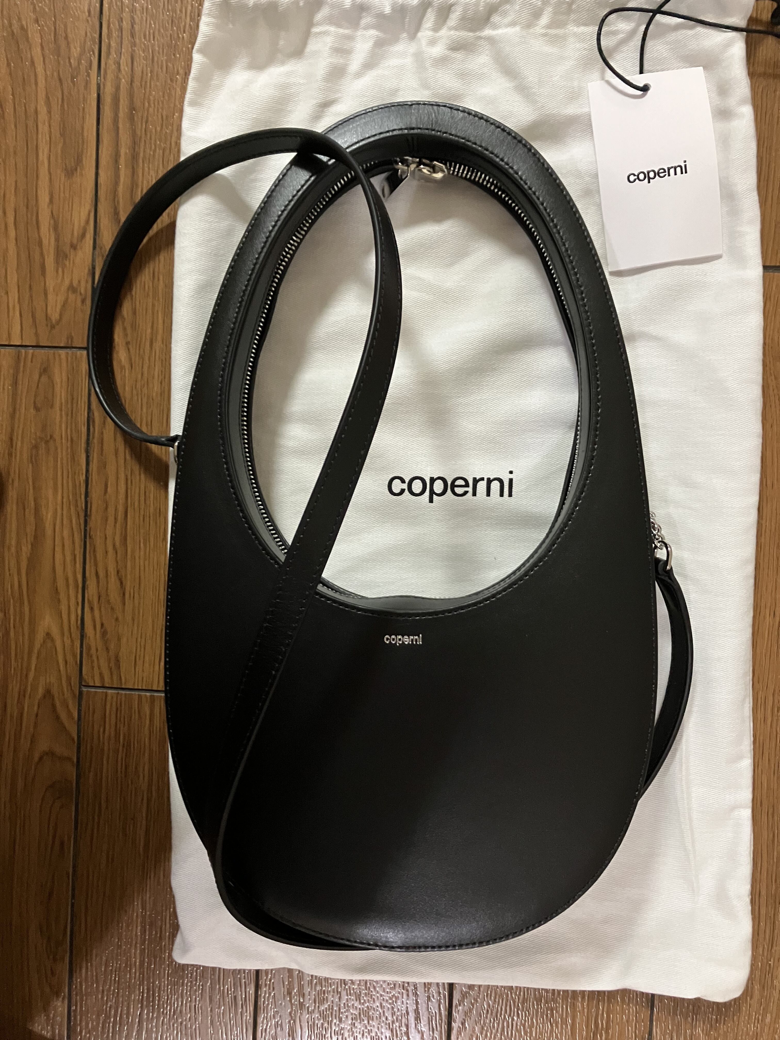 ★在庫有り☆Coperni ミニクロスボディスワイプバッグ ブラック COPERNI Swipe スワイプ Shoulder クロスボディ Bag BLACK | SOHOO