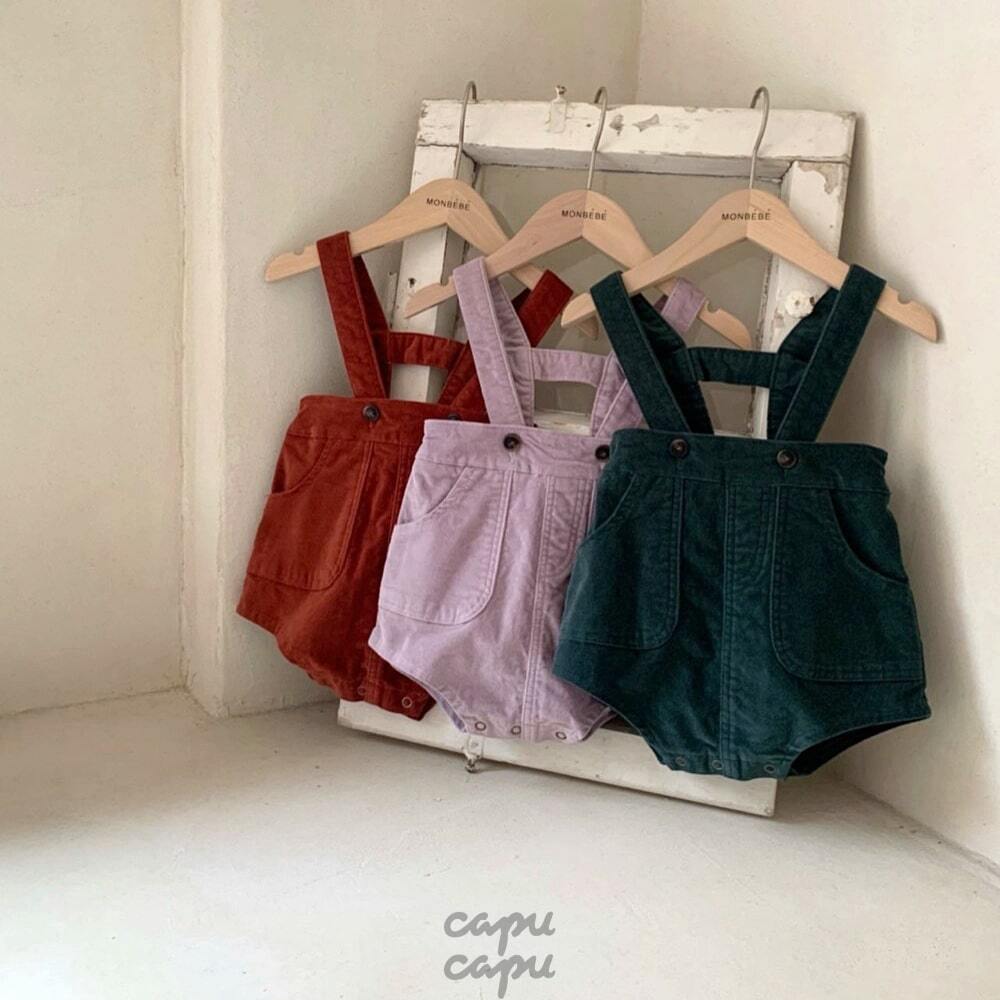 «sold out»«baby» monbebe suspenders bloomers 3colors サスペンダーブルマー