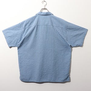 極美品 L 05年 水色 Puckerware Shirt Patagonia パッカーウェアシャツ パタゴニア  シアサッカー