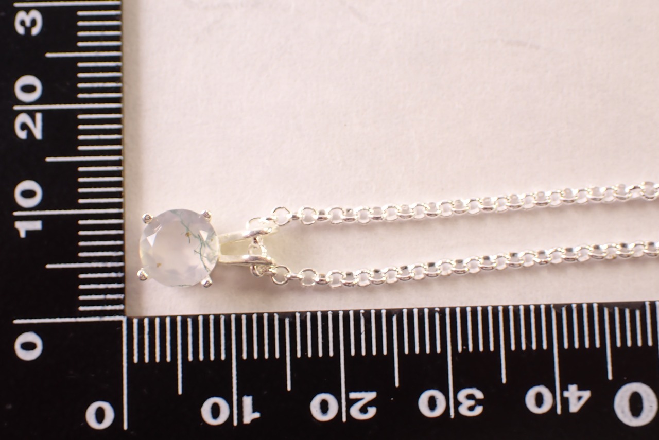 モスアゲートネックレス　1.06ct [D12‐99]