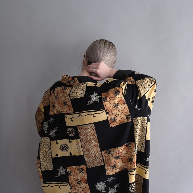 super over size art pattern 1b easy tailored jacket