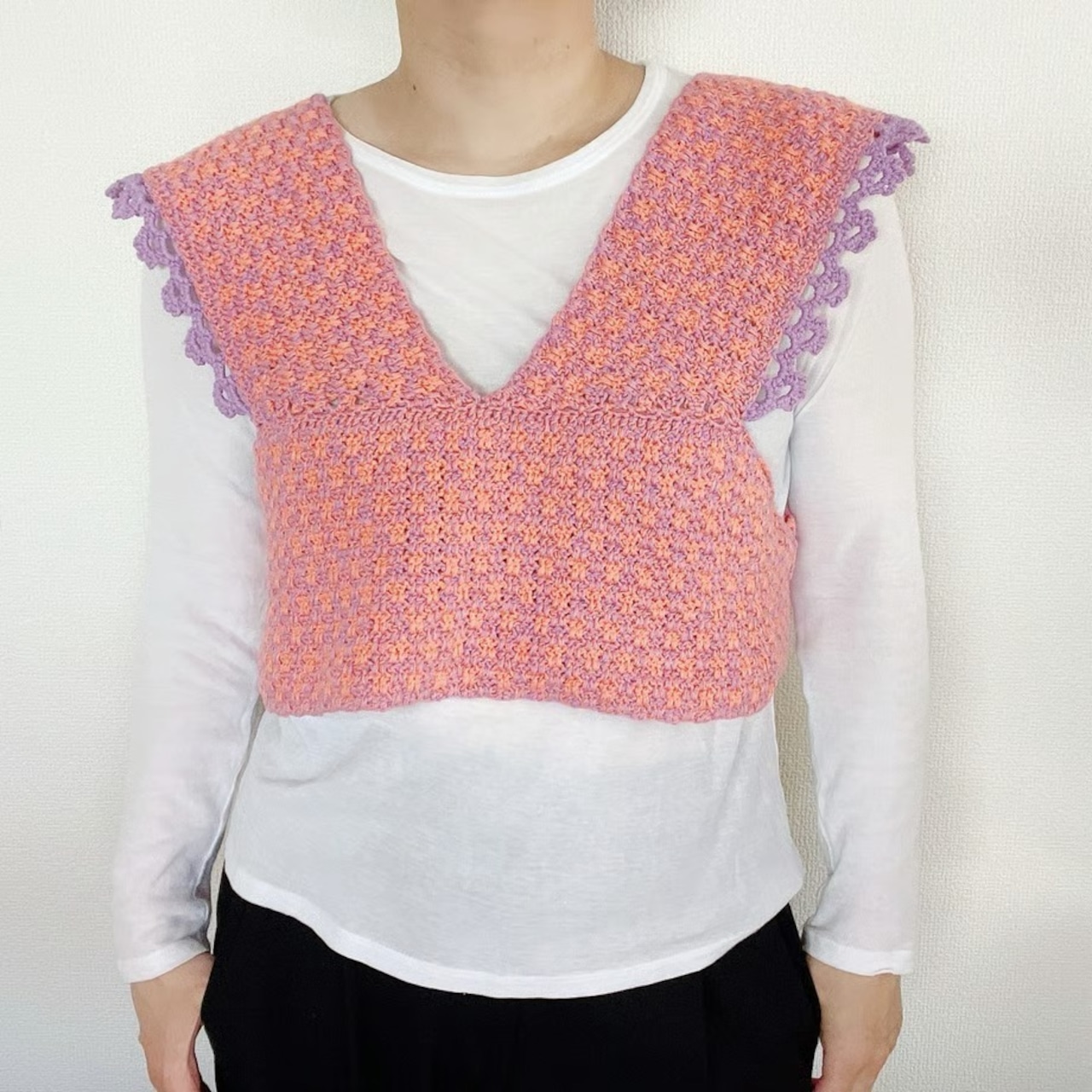 [Pattern] ツイードビスチェ
