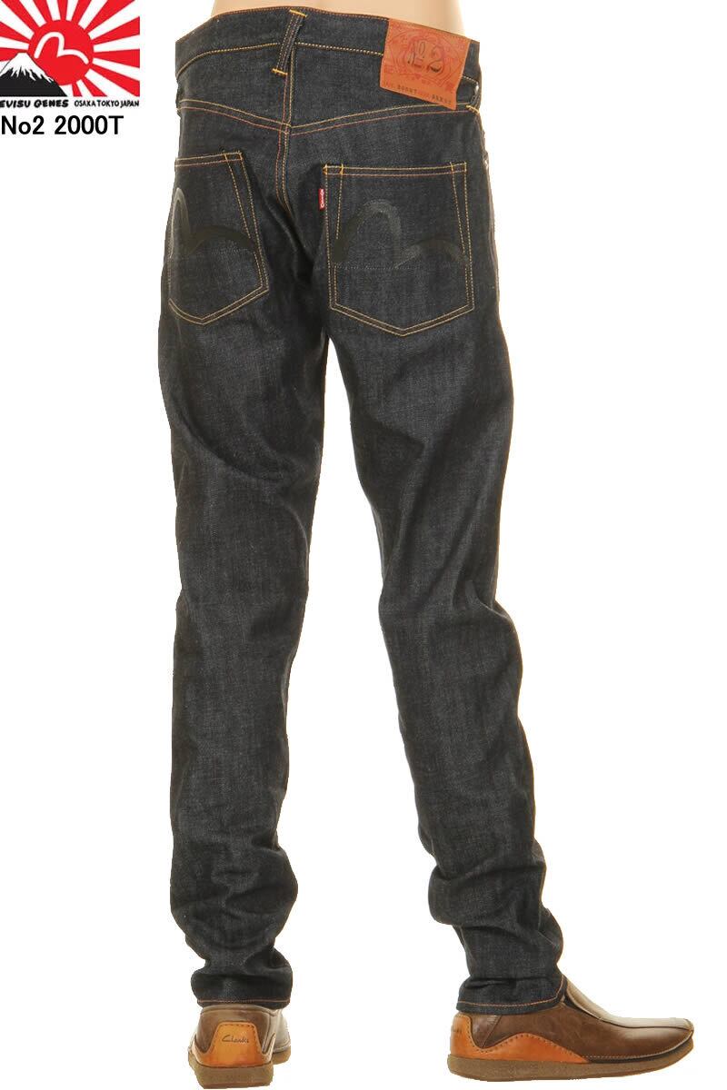 未使用☆EVISU 2000 NO.2 リジット 赤耳 W33 日本製 エヴィス