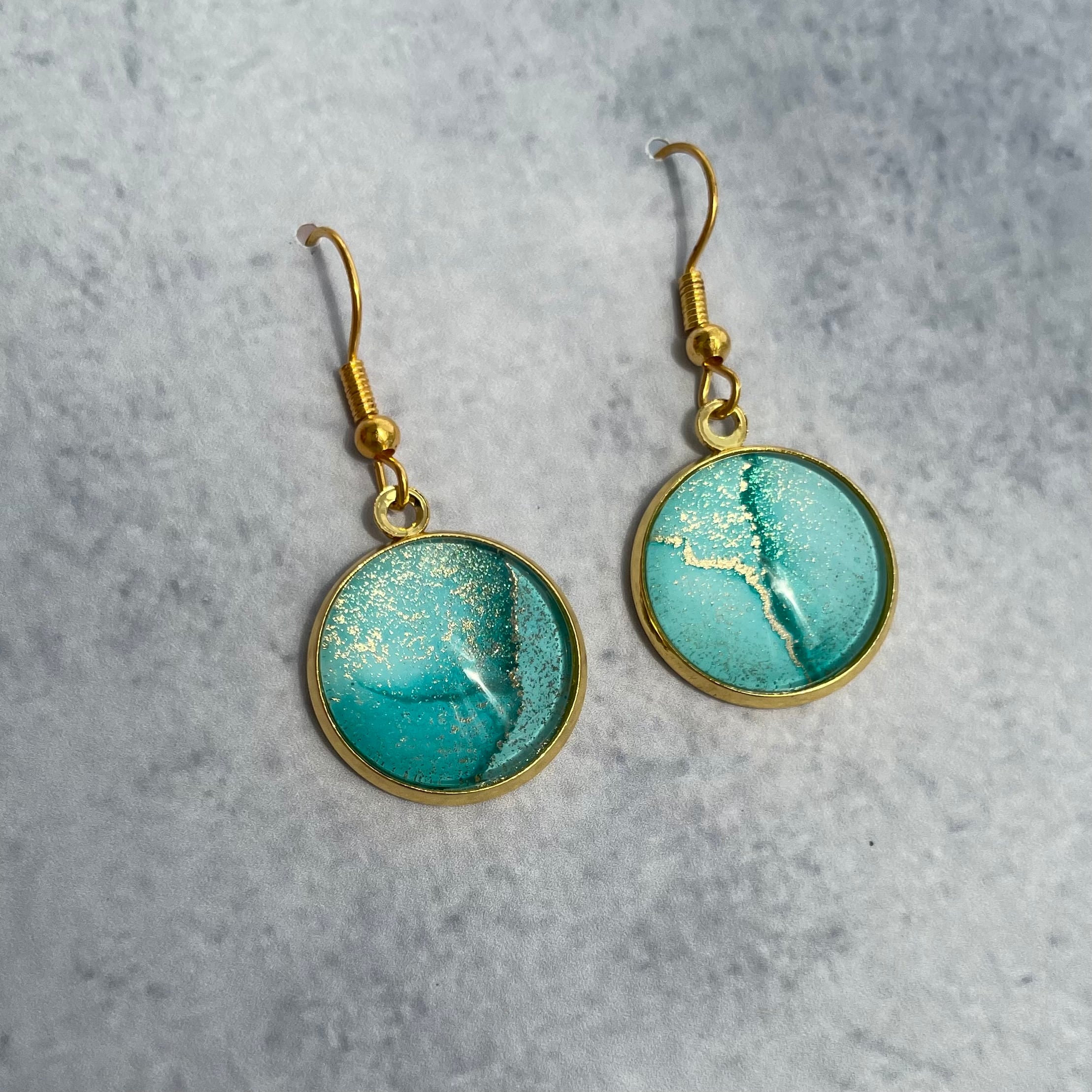 アルコールインクアート☆揺れるピアス | lianamade