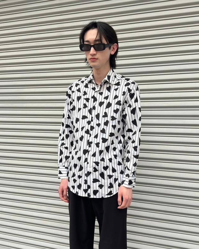 JW Anderson heart pattern shirt