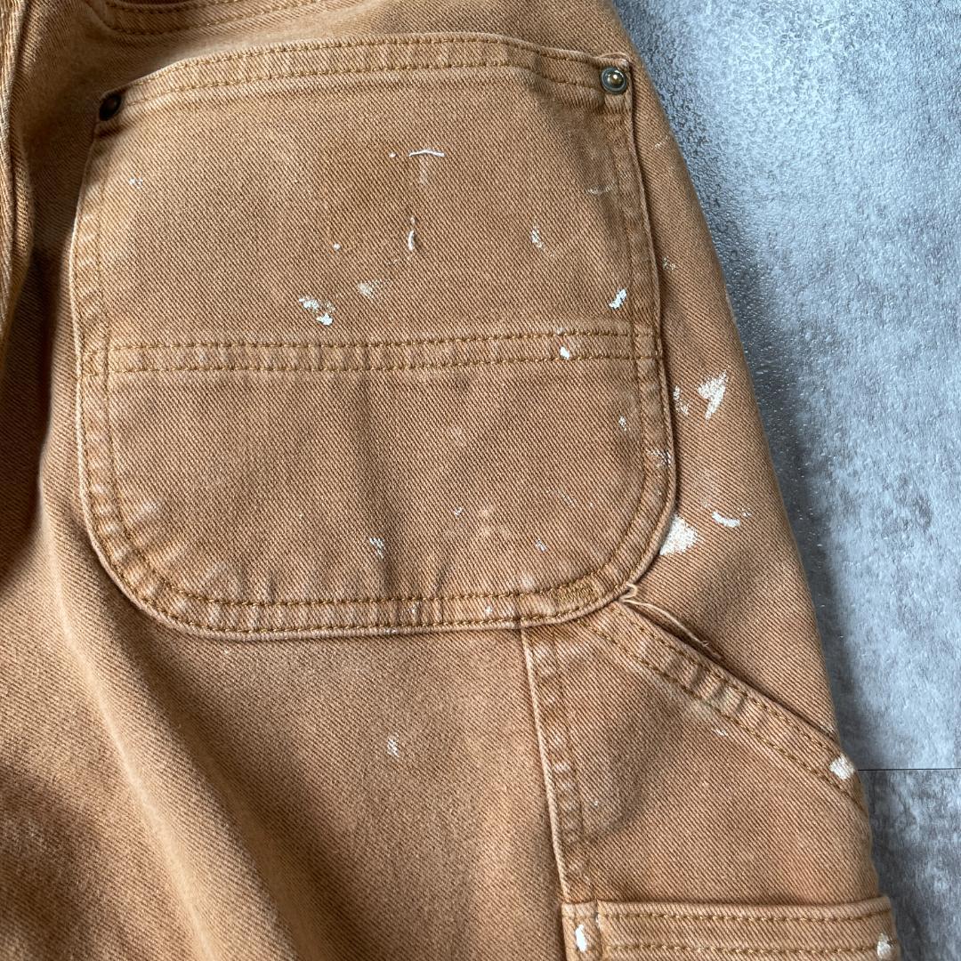 20s コロンビア製 ブラウン ダブルニー Carhartt w28 | ib2
