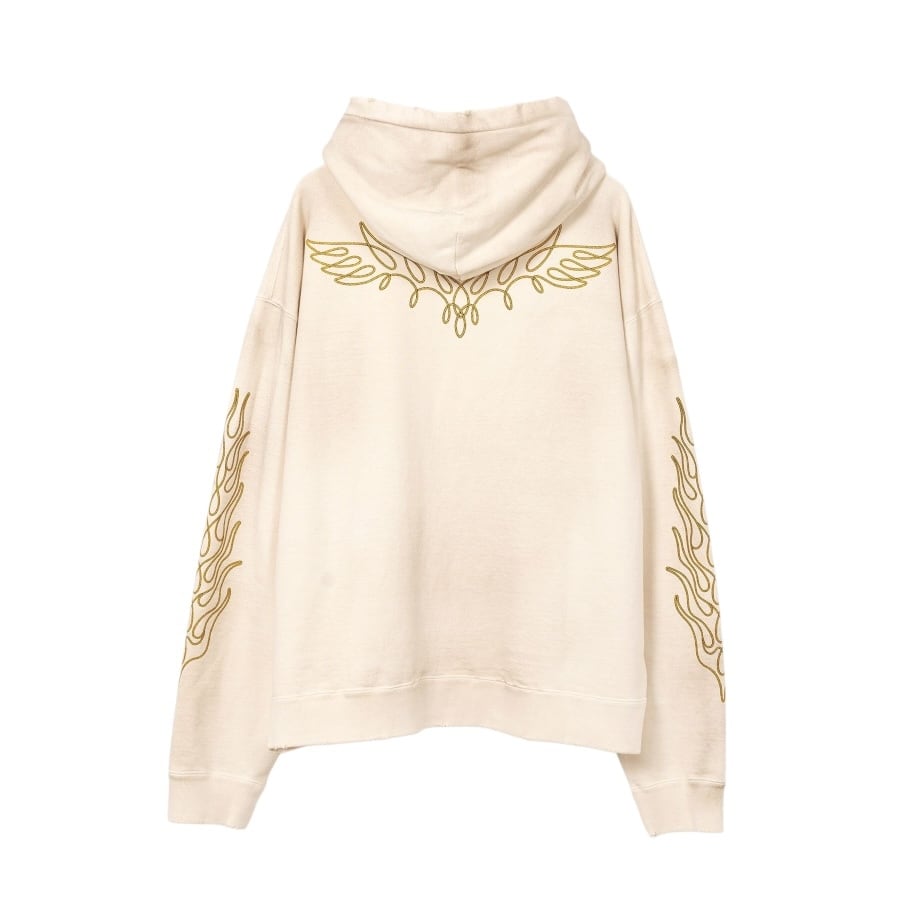 トップス KAMIYA 24fw RODEO BREACHED ZIPUP HOODIE KAMIYA 24fw RODEO BREACHED ZIPUP HOODIE