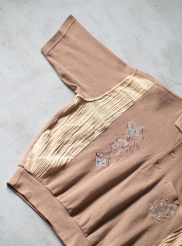 "RUBINOZA" 1990s Combi polo shirt