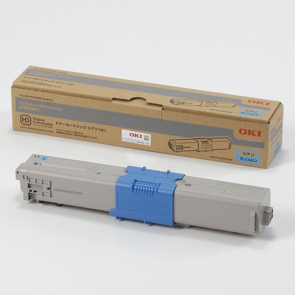 OKI トナーカートリッジ(大) シアン (MC363dnw/C332dnw) | i-POWER