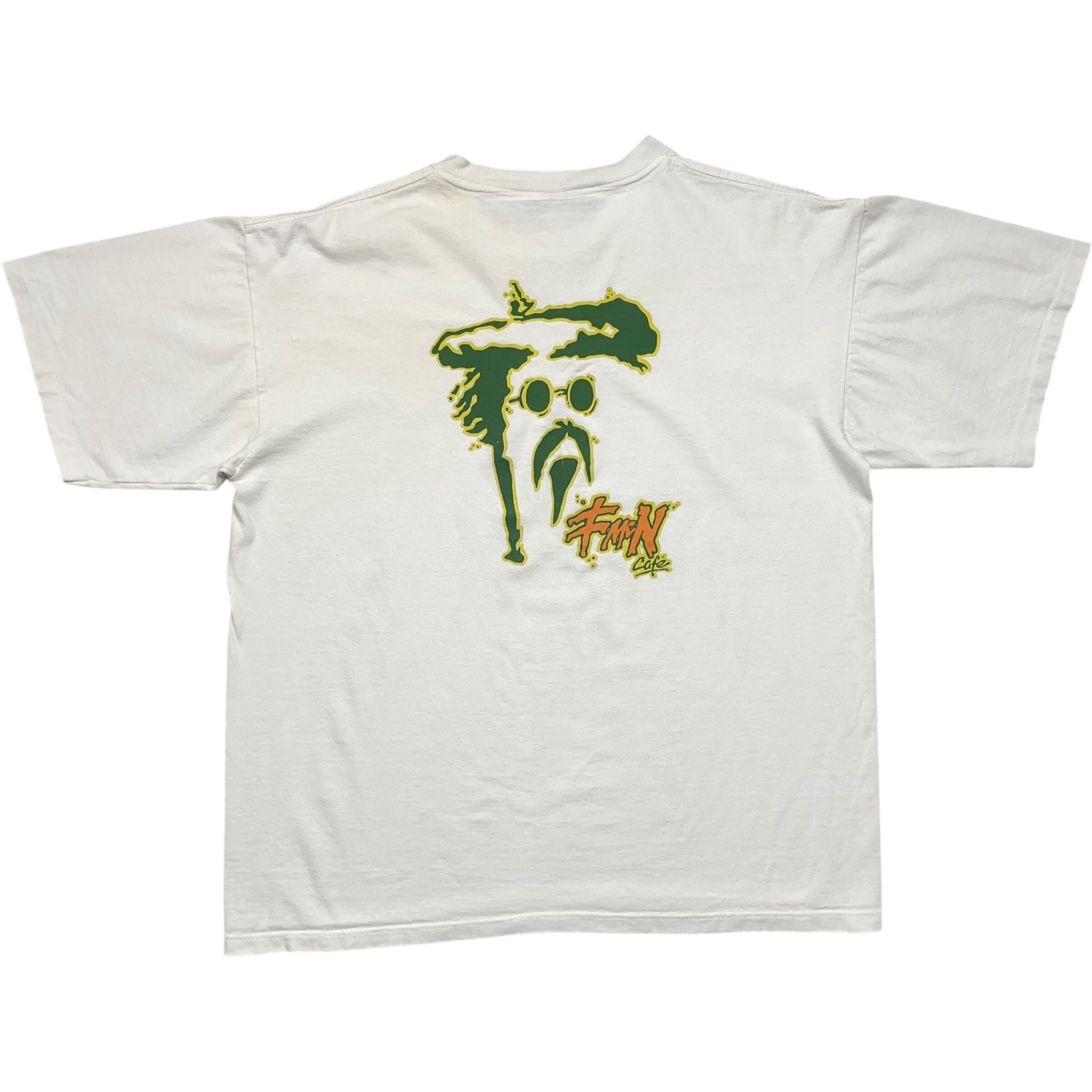 《L》 ONEITA オニータ Tシャツ 両面プリント カフェロゴデザイン シングルステッチ USA製 90年代 vintage no.7200