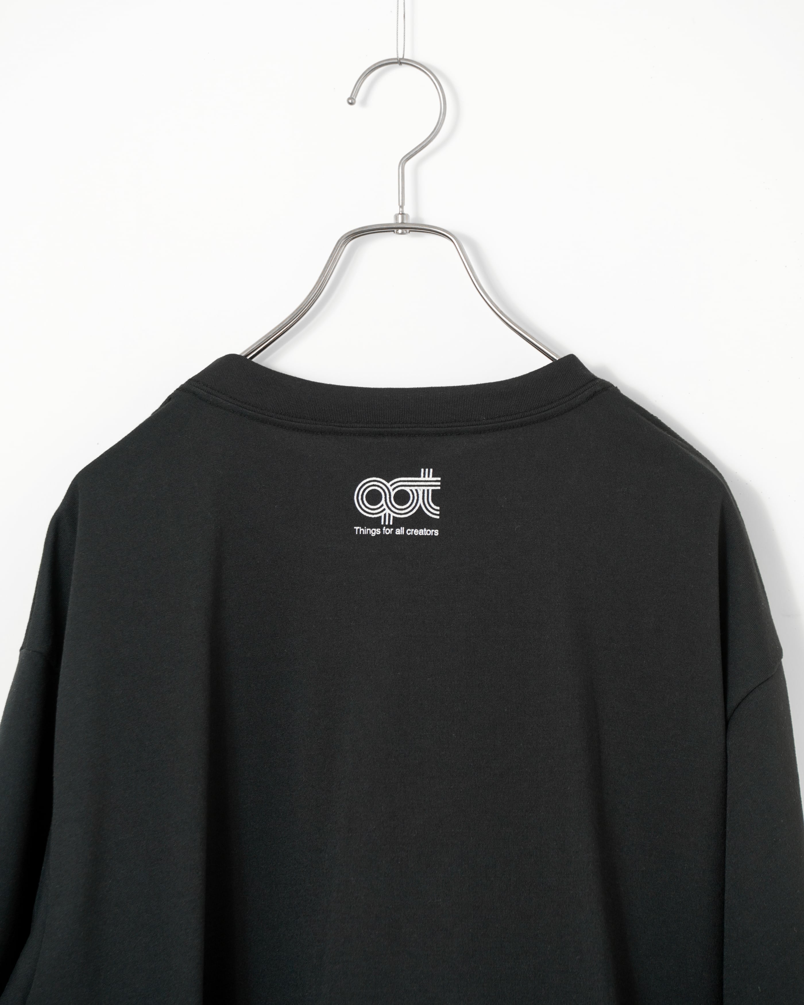 OPTSTUFF] DRAWSTRING TECH T-SHIRT (BLACK) | OPTSTUFF