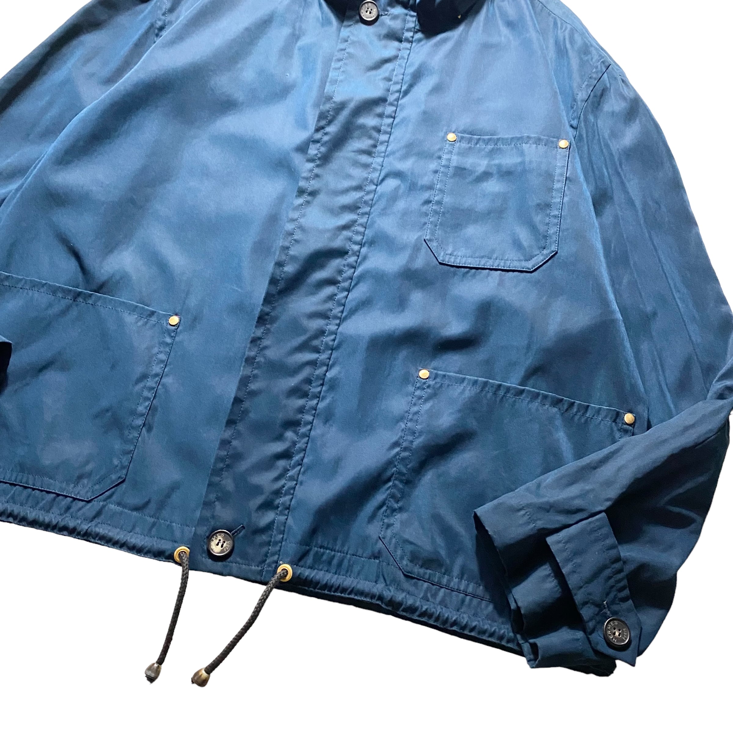 vintage HERMES peach-skin yacht jacket | NOIR ONLINE