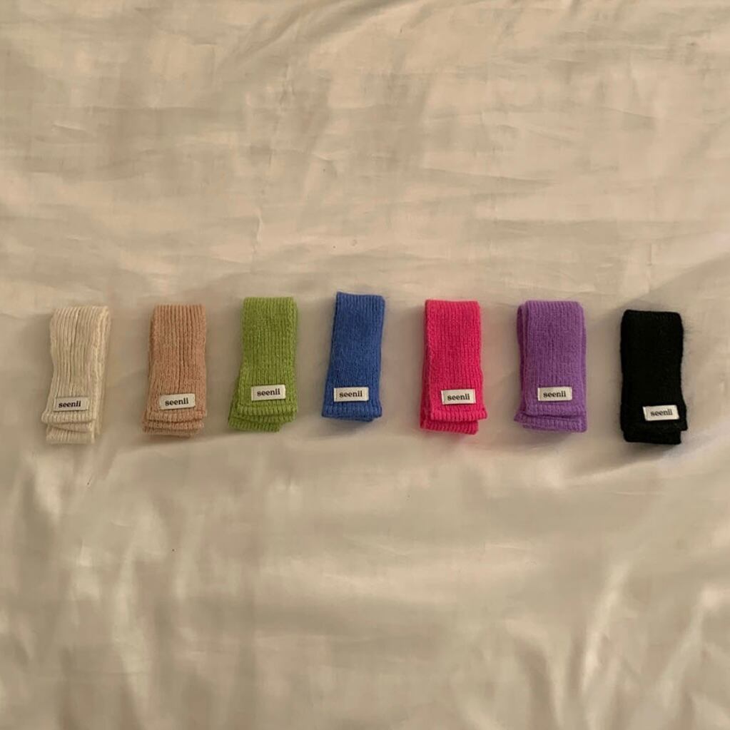 【seenii】slim muffler (7 colors)