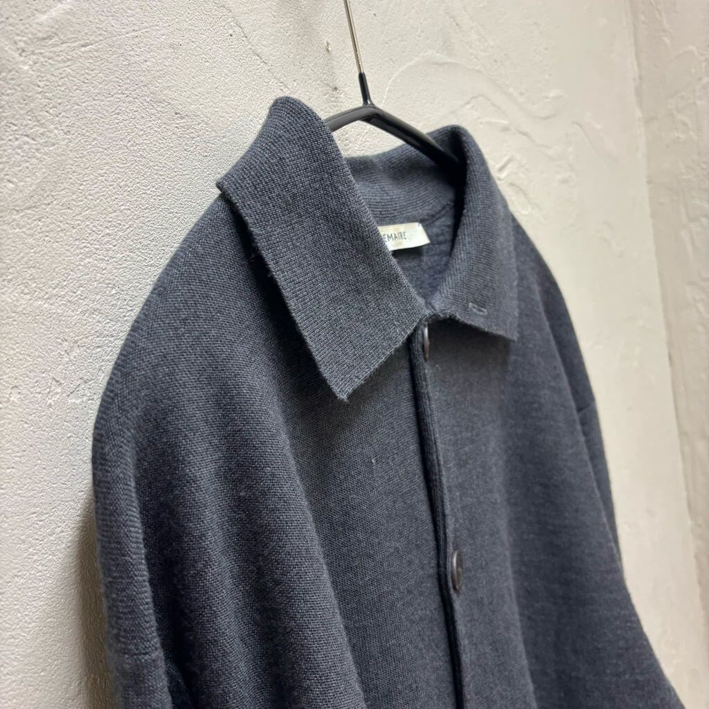 LEMAIRE ルメール 23SS KNIT CARDIGAN カーディガン TO1040 グレー系