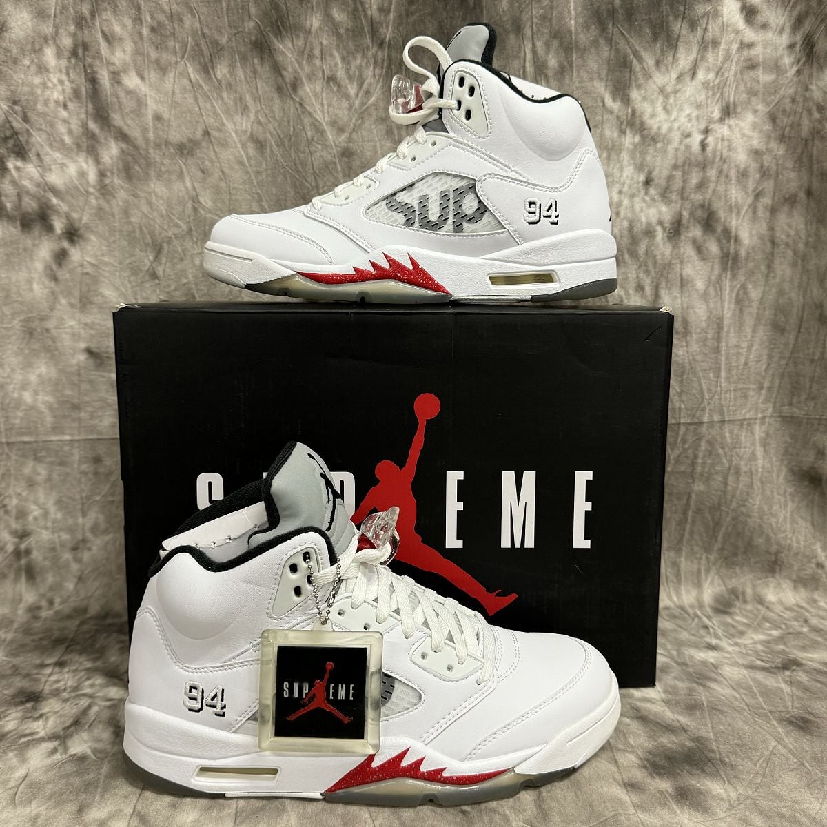 未使用】SUPREME×NIKE/シュプリーム×ナイキ JORDAN5 RETRO/エア 