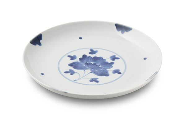 染付伊万里牡丹5.5寸丸皿 | 福珠窯ファクトリーショップ