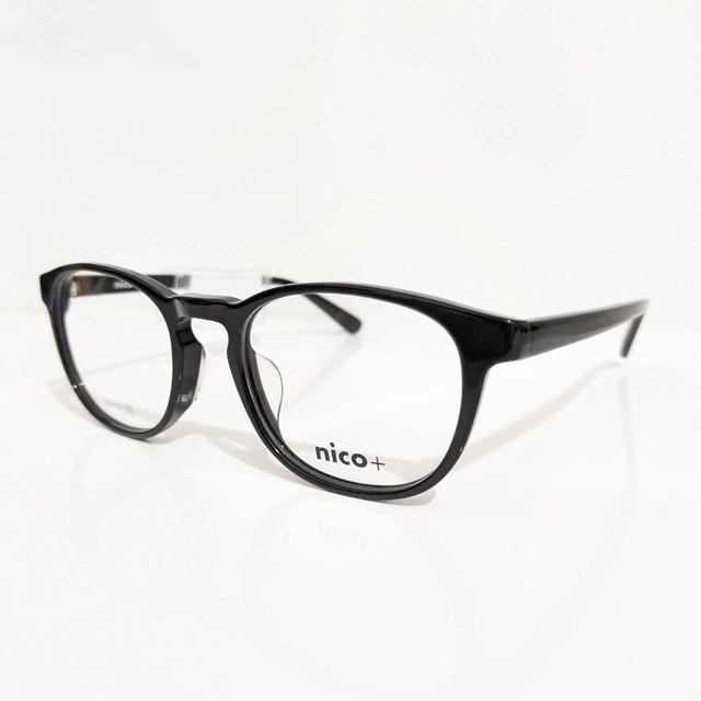 【nico+】ボストンセルフレーム　ブラック