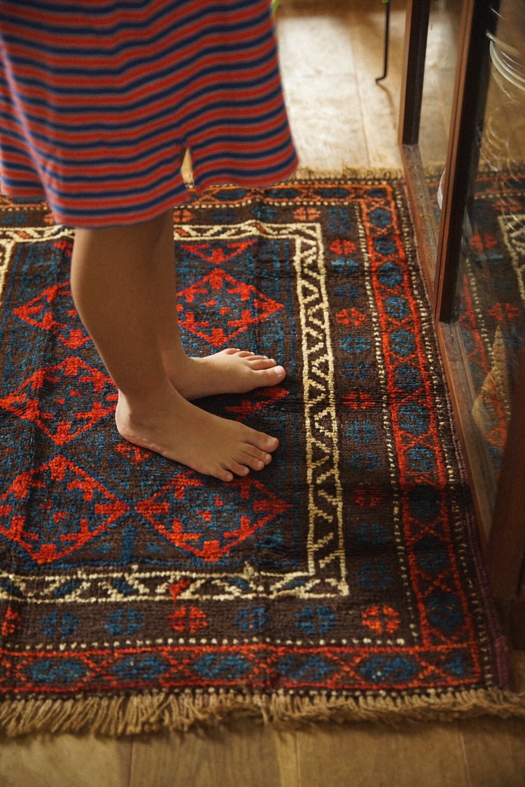 715 -Semi Antique Sistan Baluch rug | 手織りのヴィンテージラグ専門