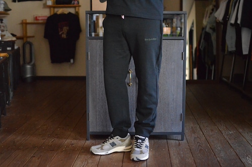 NYC Sweat Pants Black【Second Logo Dark Green 】