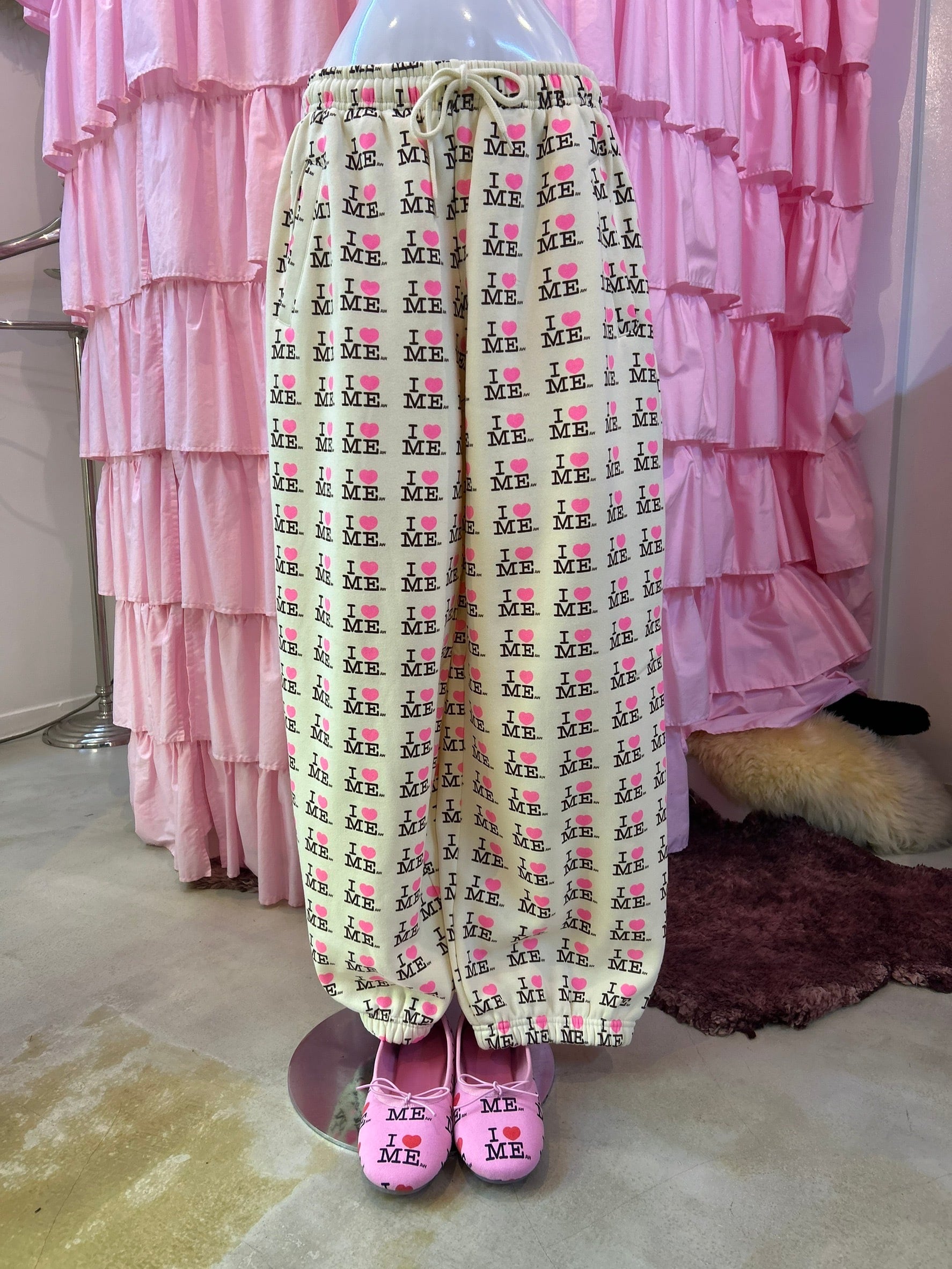 Ashley WILLIAMS I♡ME JOGGERS / yellow