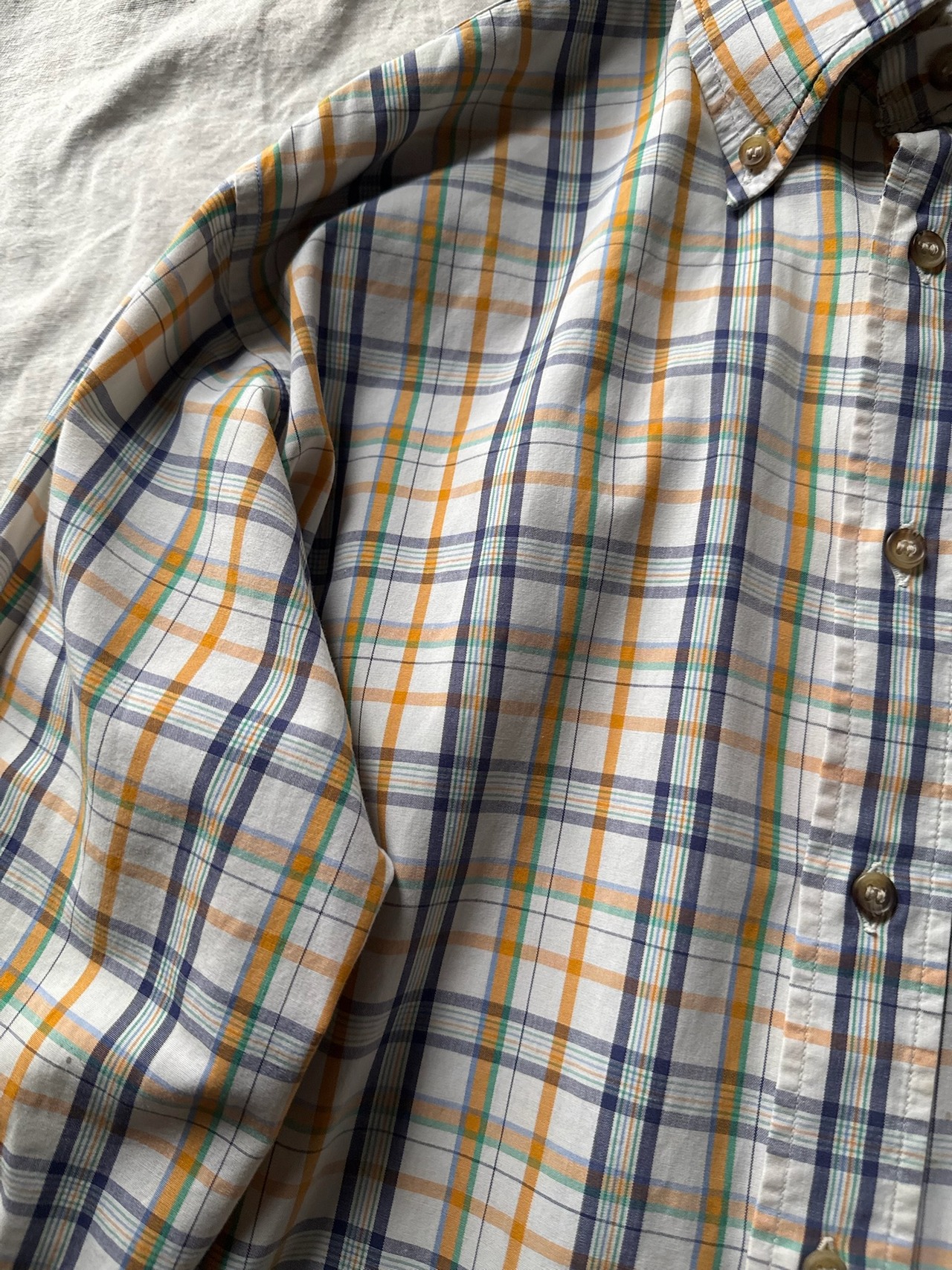 "BURBERRYS" Plaid pattern shirt