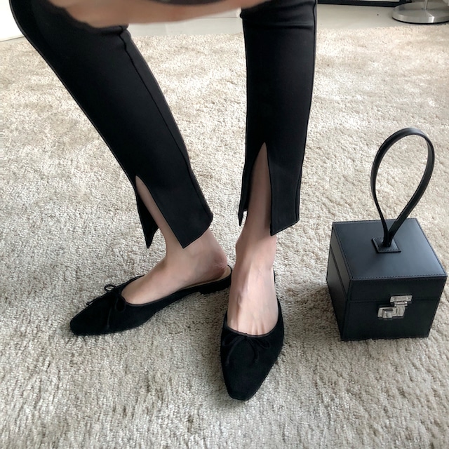 slit black pants<p973>
