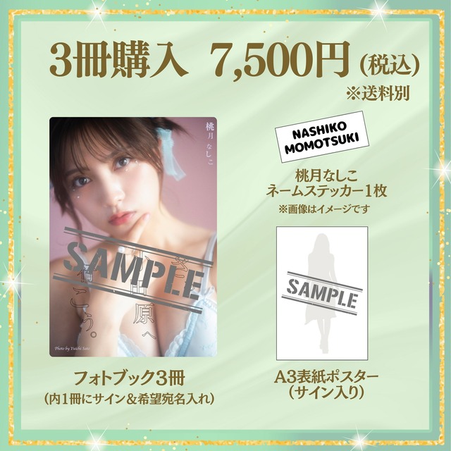 【2025/1/16 19:00～オンラインサイン会】【フォトブック3冊セット】桃月なしこ / さぁ小田原へ行こう。【特典ステッカー付き】【AIPB-0085】