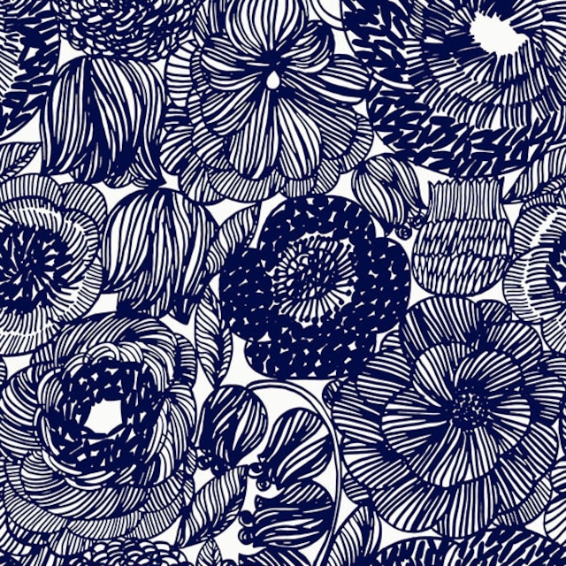 【marimekko】25182 KURJENPOLVI ネイビー