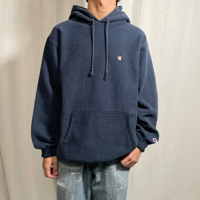 90年代 メキシコ製 Champion チャンピオン 刺繍タグ ワンポイントロゴ 