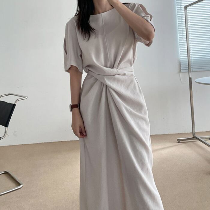 フロント ツイスト ワンピース 3412742