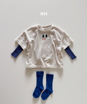 韓国子供服 / 26Autumn / 〖取寄〗Hei / いないいないばあTシャツ / キッズ服 / カラフル服 / 秋服 *XS~XL*