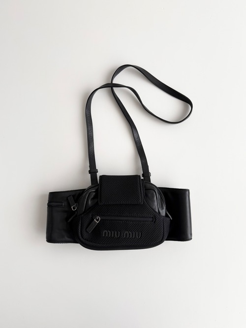 FW1999 MIU MIU 2WAY DOCKING BAG