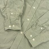 Eddie Bauer エディーバウアー チェック BD ボタンダウン 長袖シャツ L/グリーン メンズ