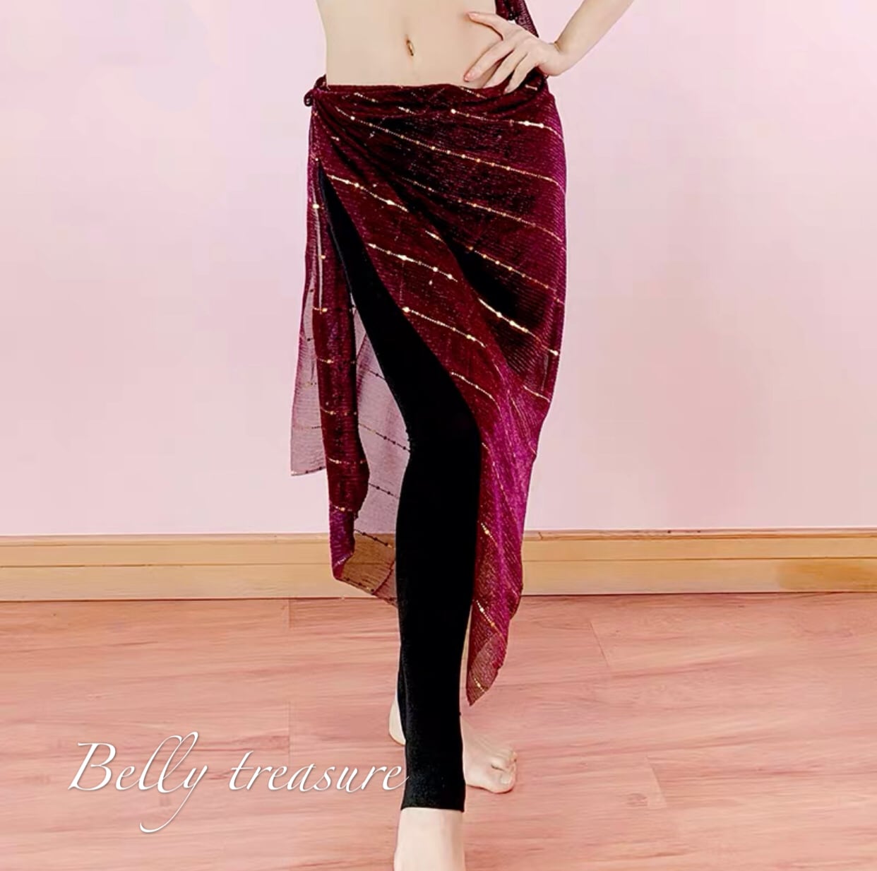 ベリーダンス ヒップスカーフ 6カラー MDW Y080 202010 | Belly