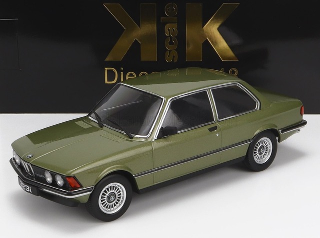 ミニカー 1/18 BMW 3シリーズ 323i KK-SCALE 1/18 BMW 3-SERIES 323i (E21) 1975 GREEN  MET KKDC180654 | ミニカーショップ ええもん堂