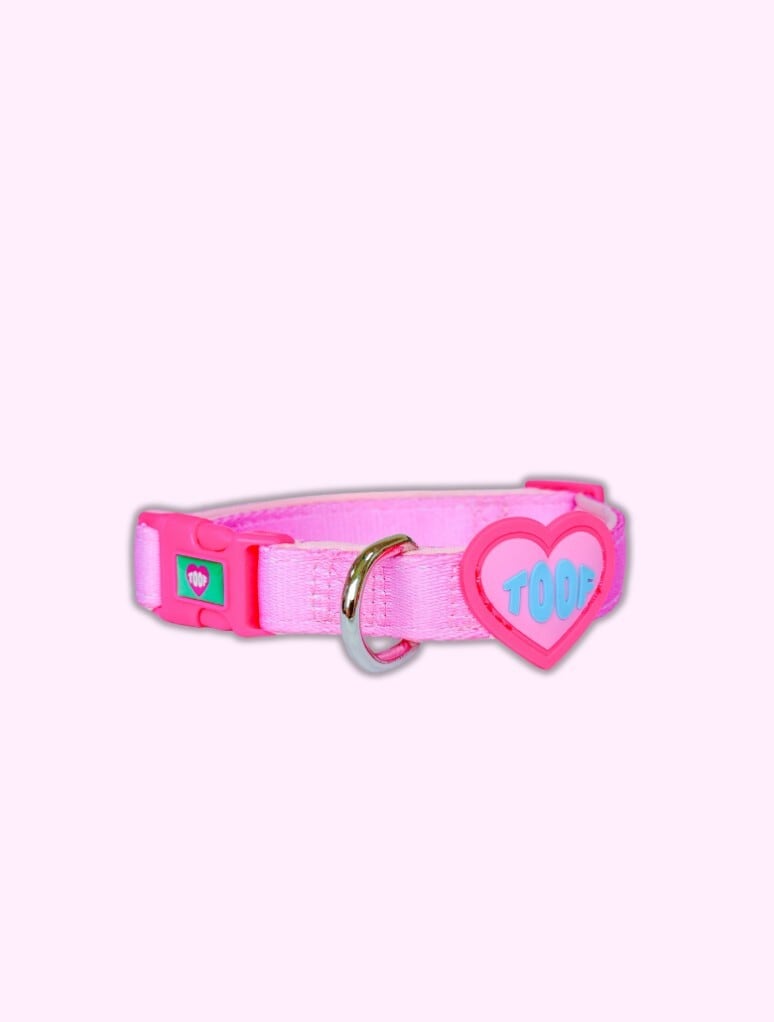 即納【TOOF】HEART LOGO NECKCOLLAR (PINK)