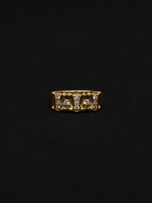Macadam Diamond Ring