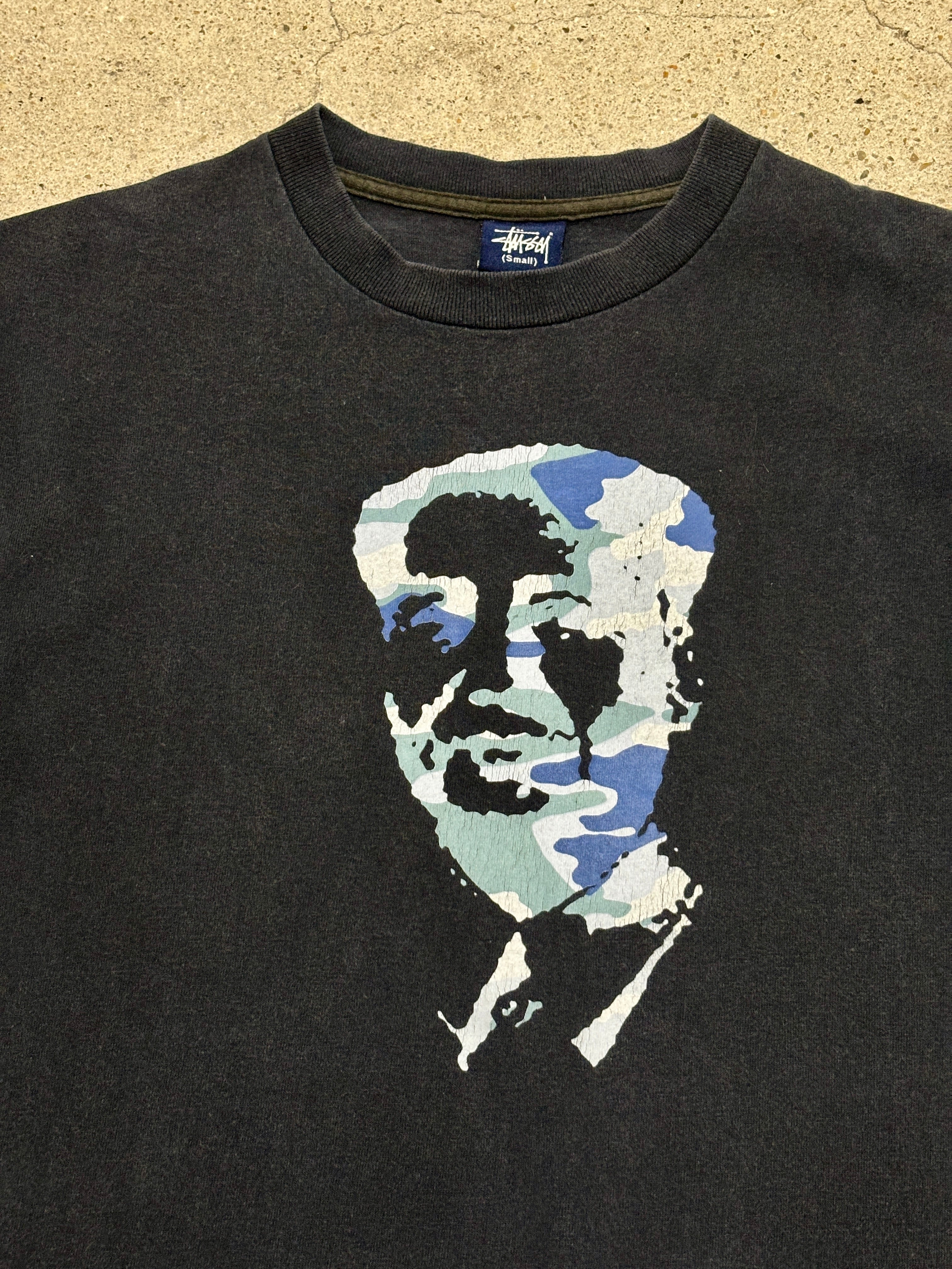 00s OLD STUSSY/毛沢東 print Tee/紺タグ/S/プリントTシャツ 00s OLD STUSSY/毛沢東 print Tee/紺タグ/S/プリントTシャツ