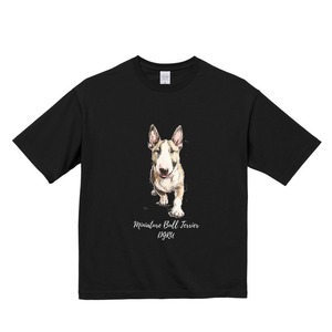 ミニチュア・ブル・テリア　ビックシルエットTシャツ