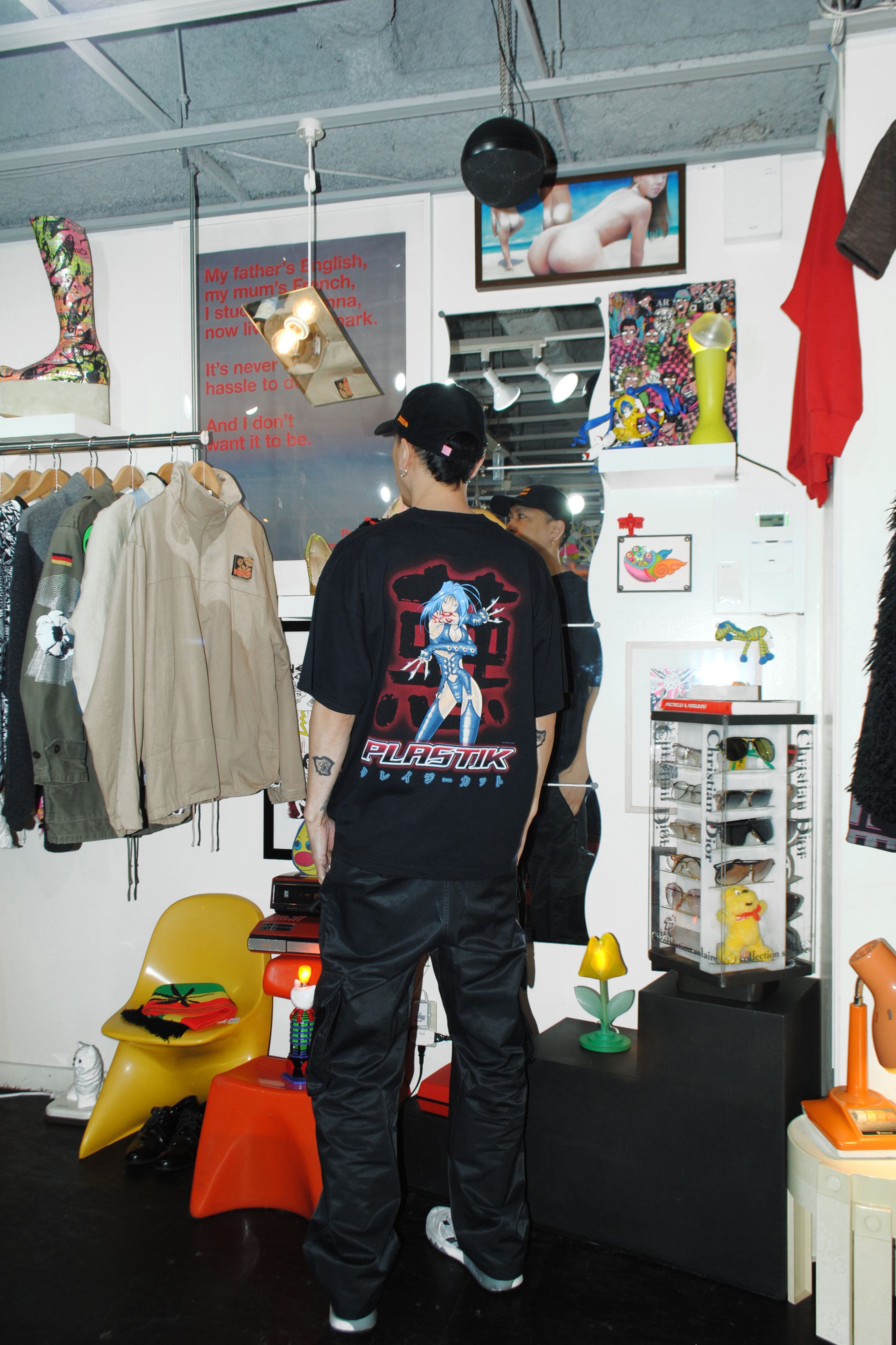 90s デッドストック PLASTIK スウェットシャツ トレーナー L XL 