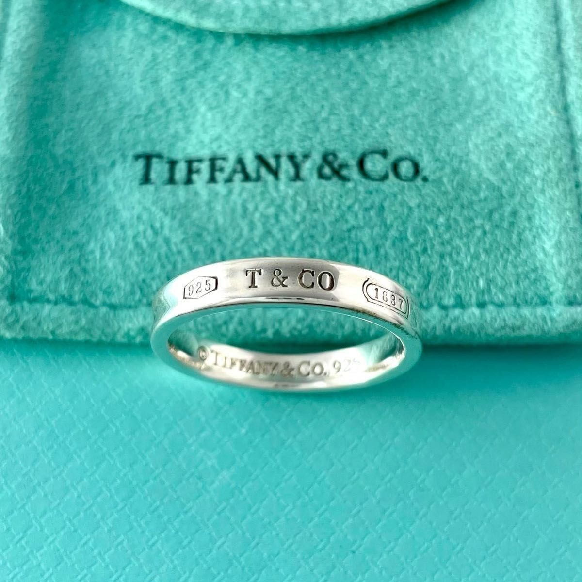 ティファニー TIFFANY ナロー リング シルバー 925 20号 ティファニー 23号 1837 ナロー リング シルバー 925 P265fe | Hello