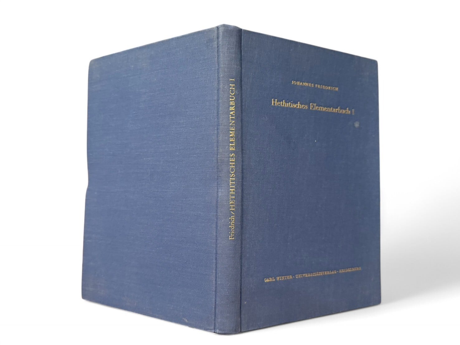 【SG126】Hethitisches Elementarbuch 1. Teil Kurzgefasste Grammatik Dritte, unverranderte Auflage(1974) /Johannes Friedrich