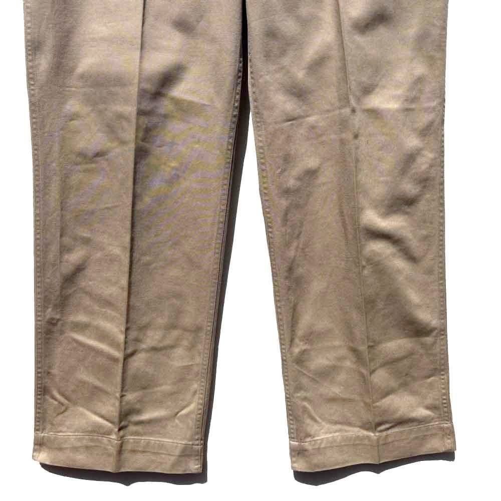 USARMY】Military Chino Trousers, Size 45, Khaki 【1940s-】Vintage